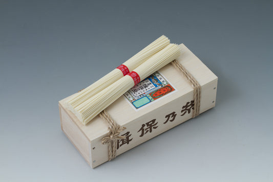 揖保乃糸 ミニ木箱 上級品(赤帯) 12把